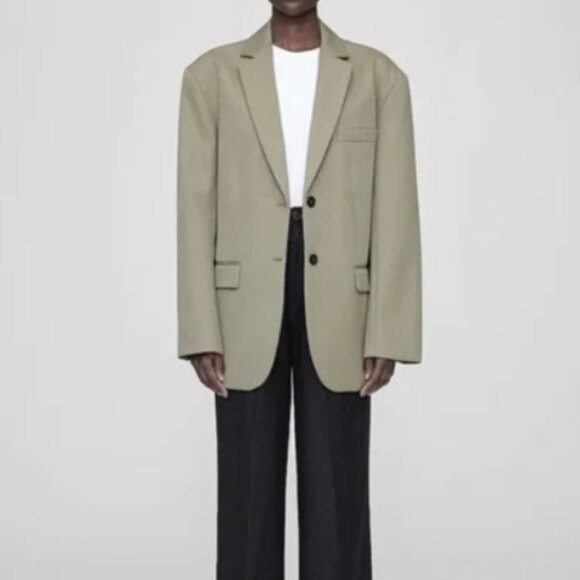 Anine Bing - Quinn Blazer - Khaki Green - XS - Khaki Green - worn only once - Picture 2 of 7